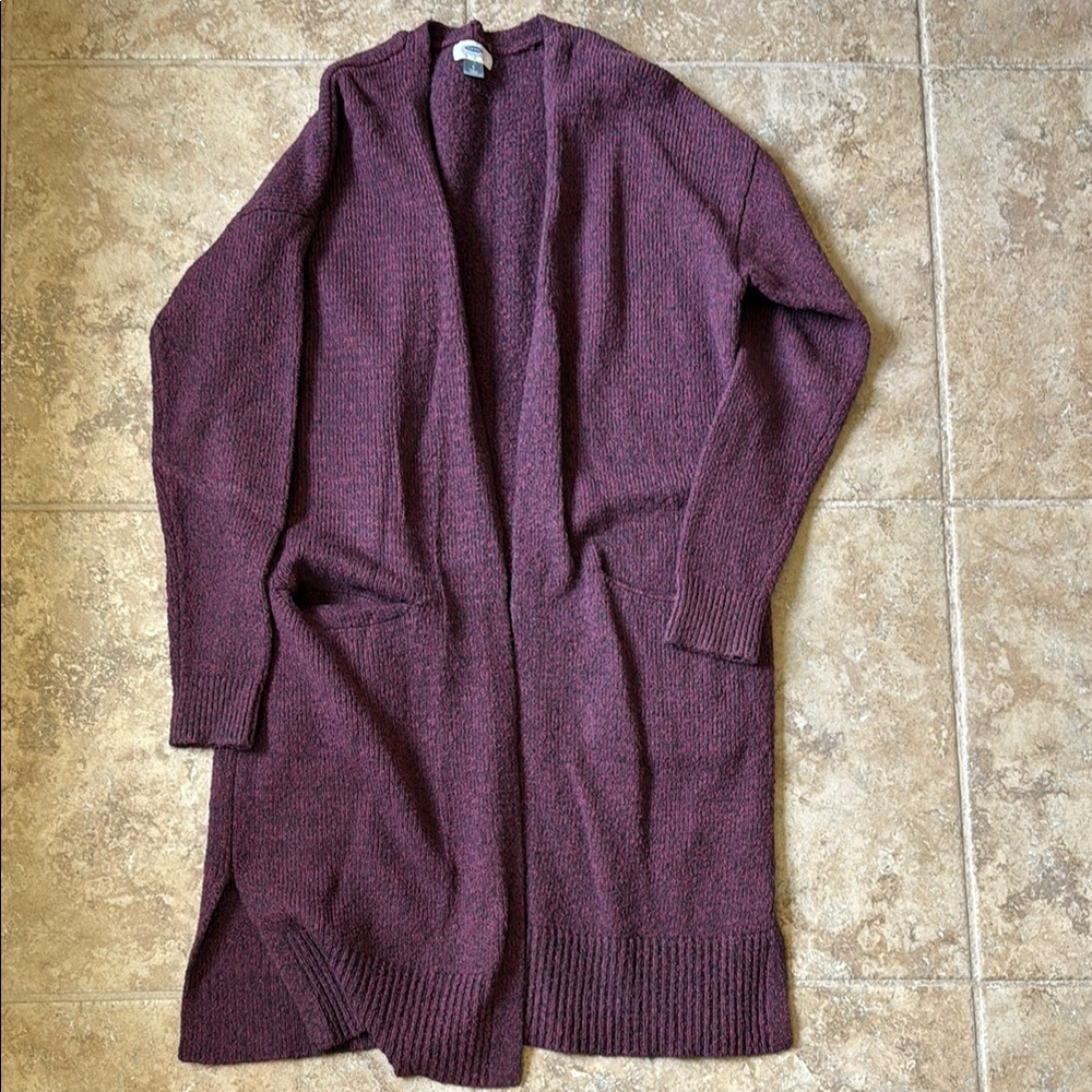 Old Navy Women's Burgundy Cardigan